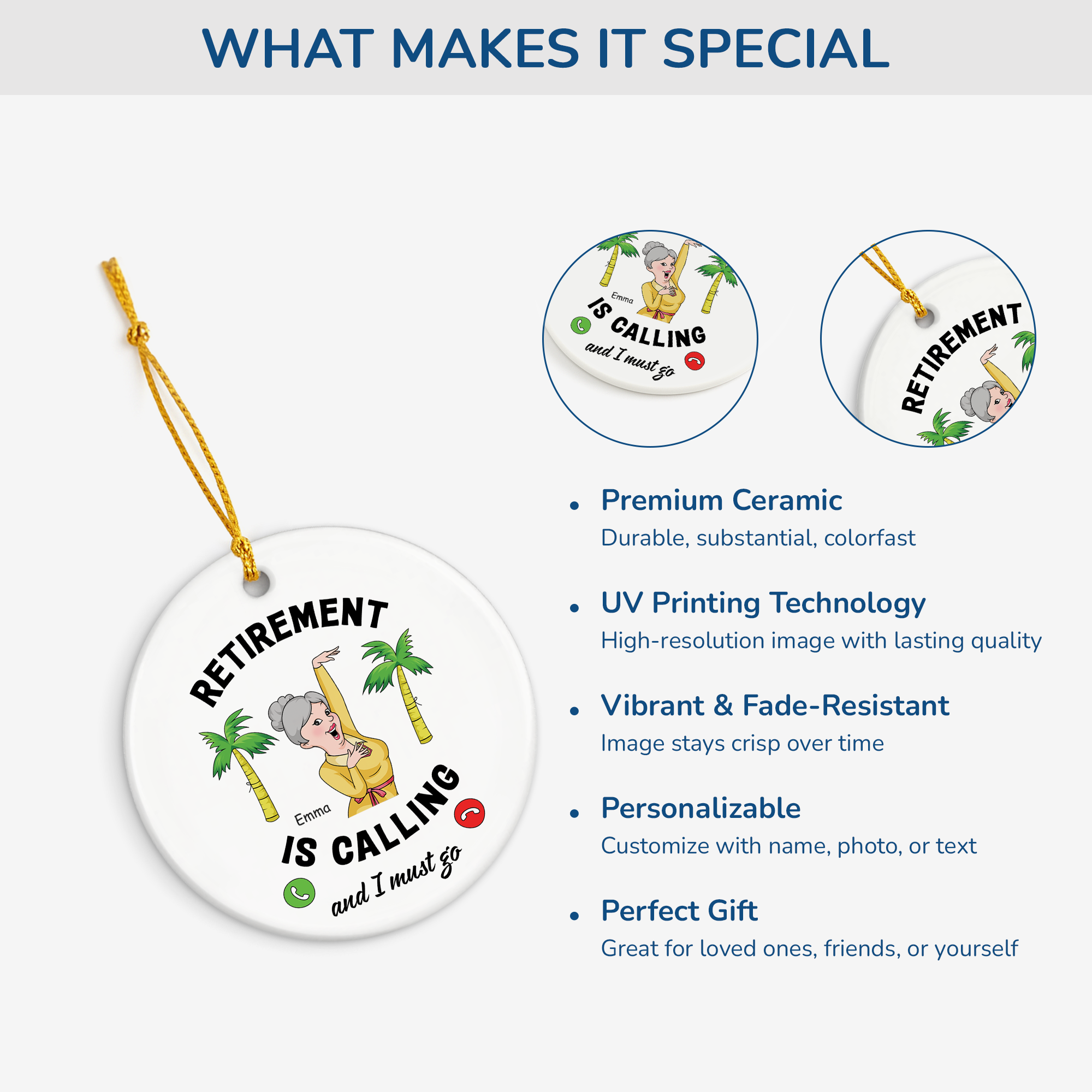 3138OUS4 custom ceramic retirement ornament funny retirement gifts 3138O_1e99f661 9dcb 4090 a09c 7ee70c03ed07