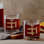 3142IUK2 personalized whiskey glass crossword gifts for dad 3142IKL5B