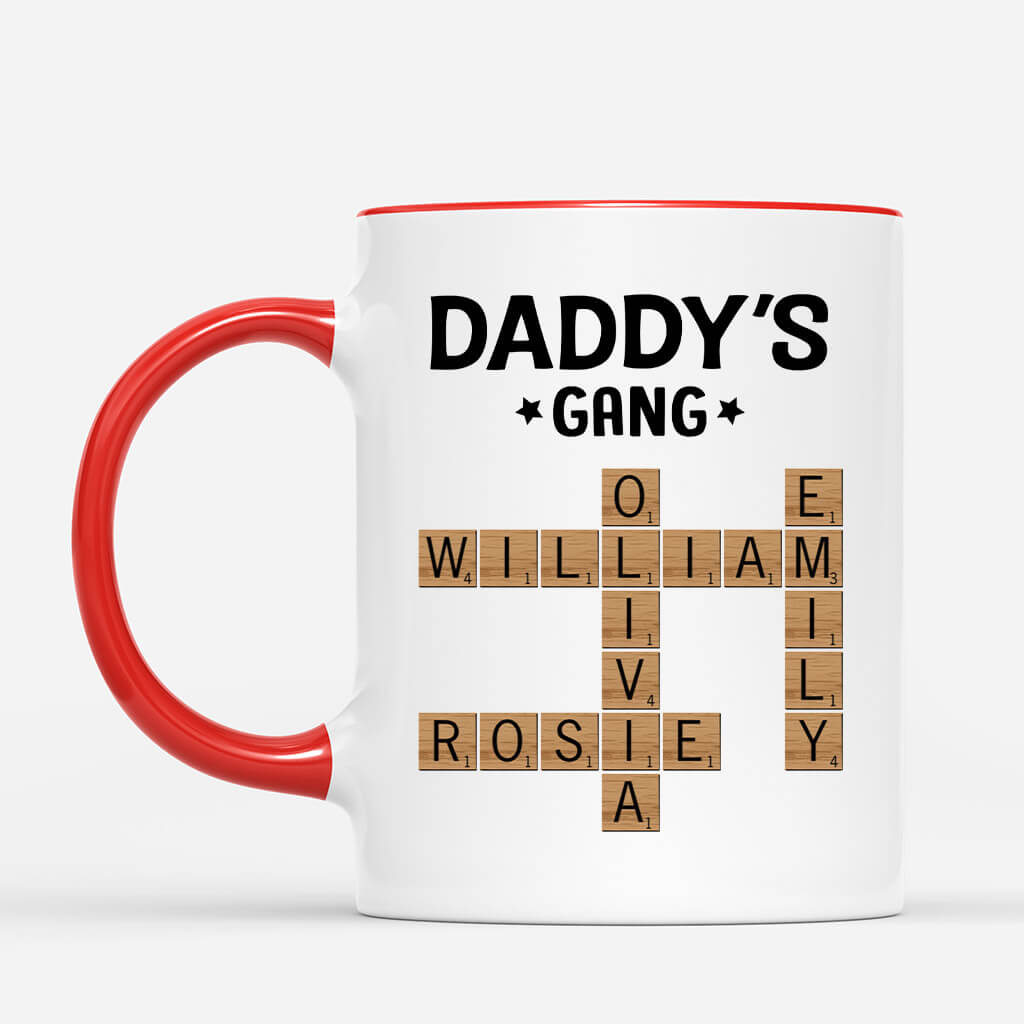 Personalised Grandad Crossword Mug