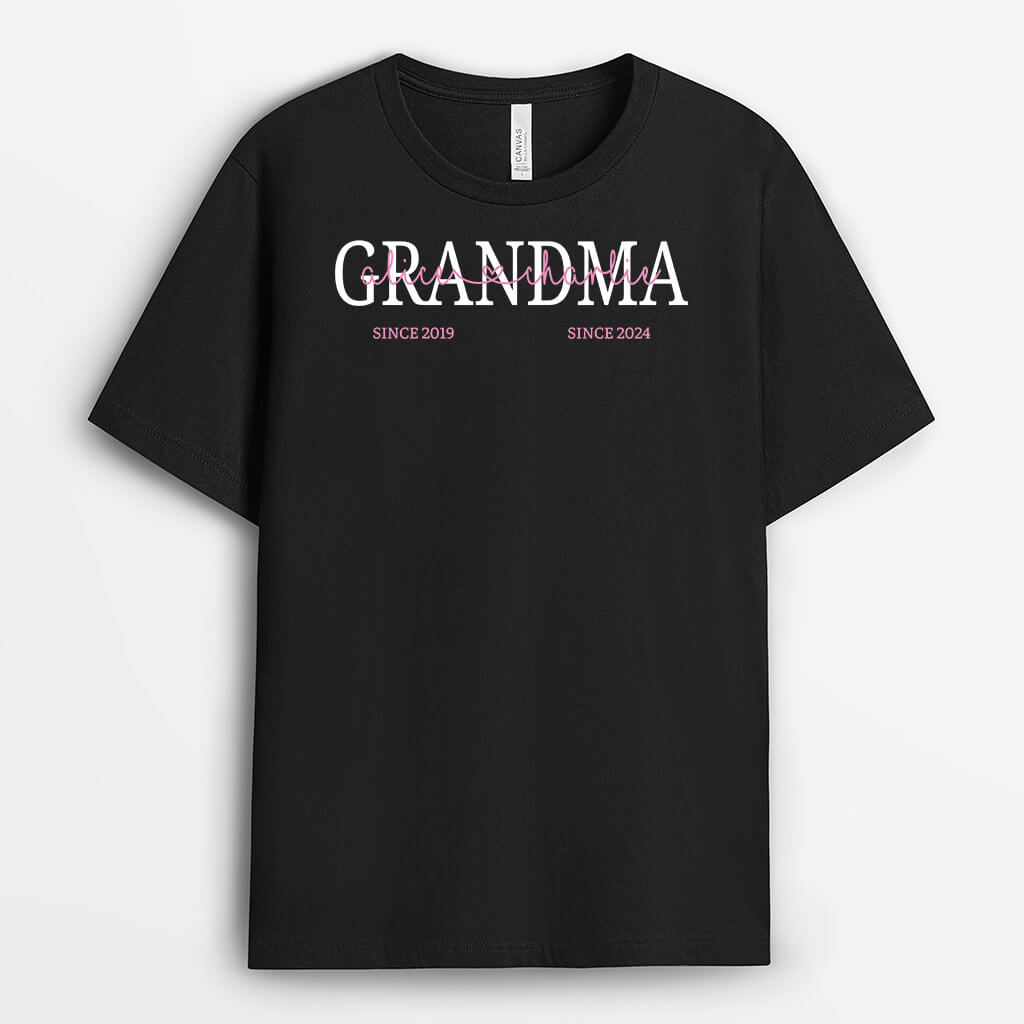 Personalised Grandad Since T-Shirt