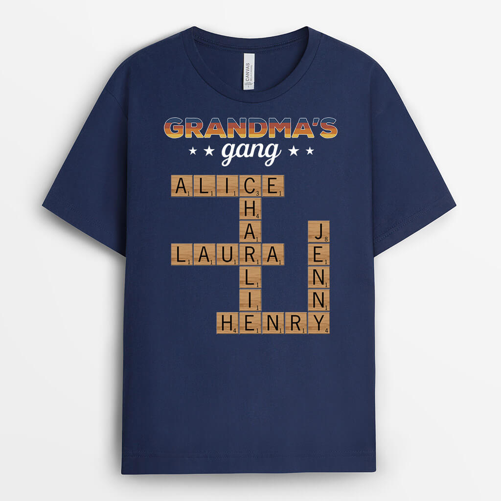 Personalised Grandad's Gang Puzzle T-shirt