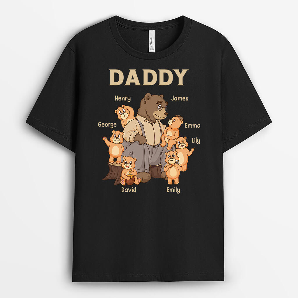 Personalised Grandad Bear T-shirt