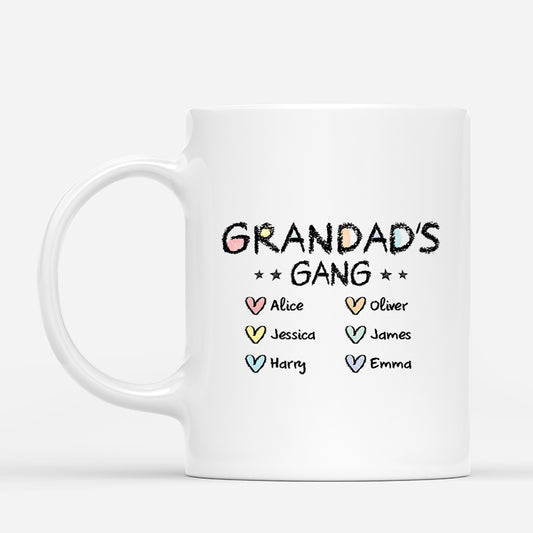 3254MUK1 personalised grandma mug with grandkids names_ for grannygrandad 3254m6l5b