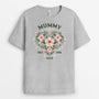 3256AUK2 grandma vintage flowers t shirt  personalised gifts for grandma