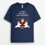 3282AUK2 i cant im still in my pajamas t shirt  personalised gift ideas for him