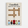 3289CUK1 grandkids make life more grand canvas  personalised gift ideas for grandma