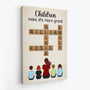 3289CUK2 grandkids make life more grand canvas  personalised gift ideas for grandma