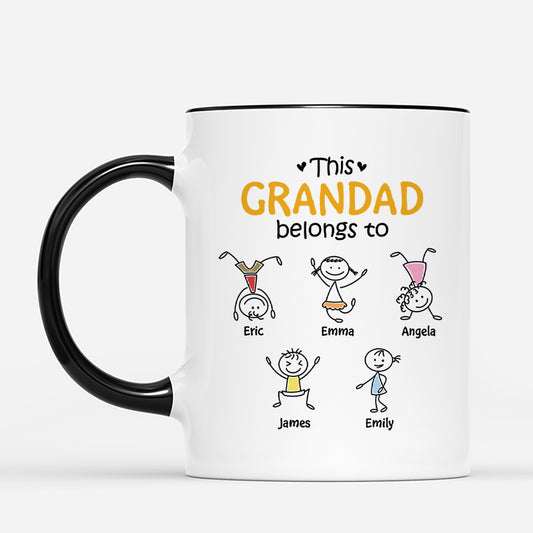 3291MUK2 custom present for dads this daddy belongs to mug 3291M8L6B