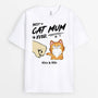 3313AUK1 best cat mum ever t shirt  personalised gifts for cat lovers