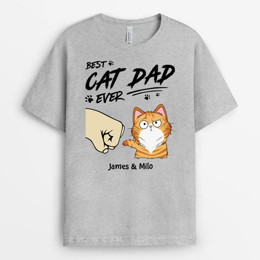 3313AUK2 best cat mum ever t shirt  personalised gifts for cat lovers