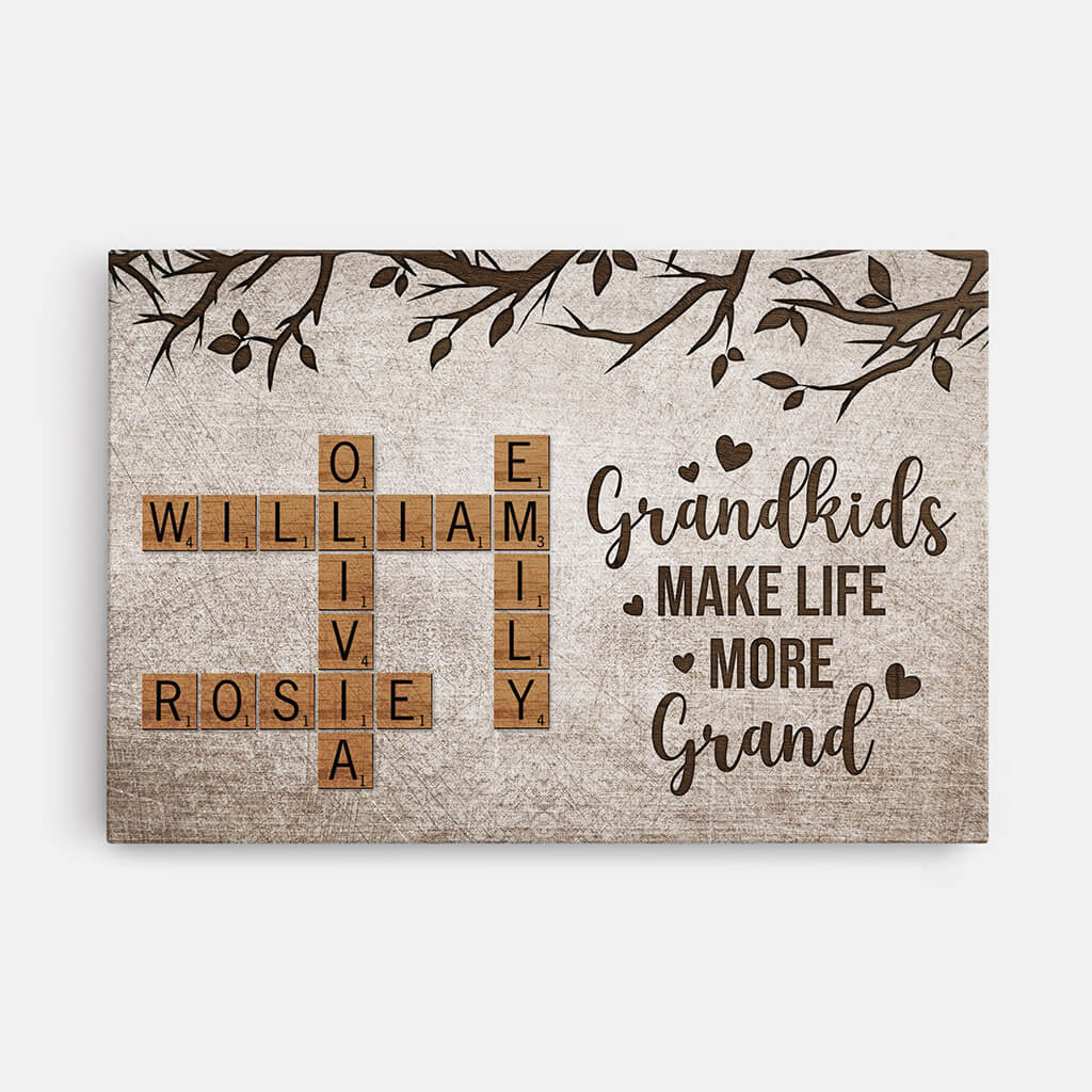 Personalised Grandkids Make Life More Grand, Personalised Gifts For Grandparents