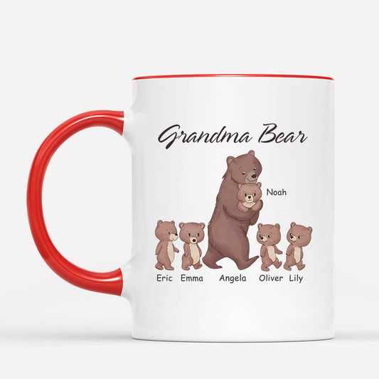 3325MUK2 personalised grandad dad bear and cubs mug  personalised gifts for your grandad dad