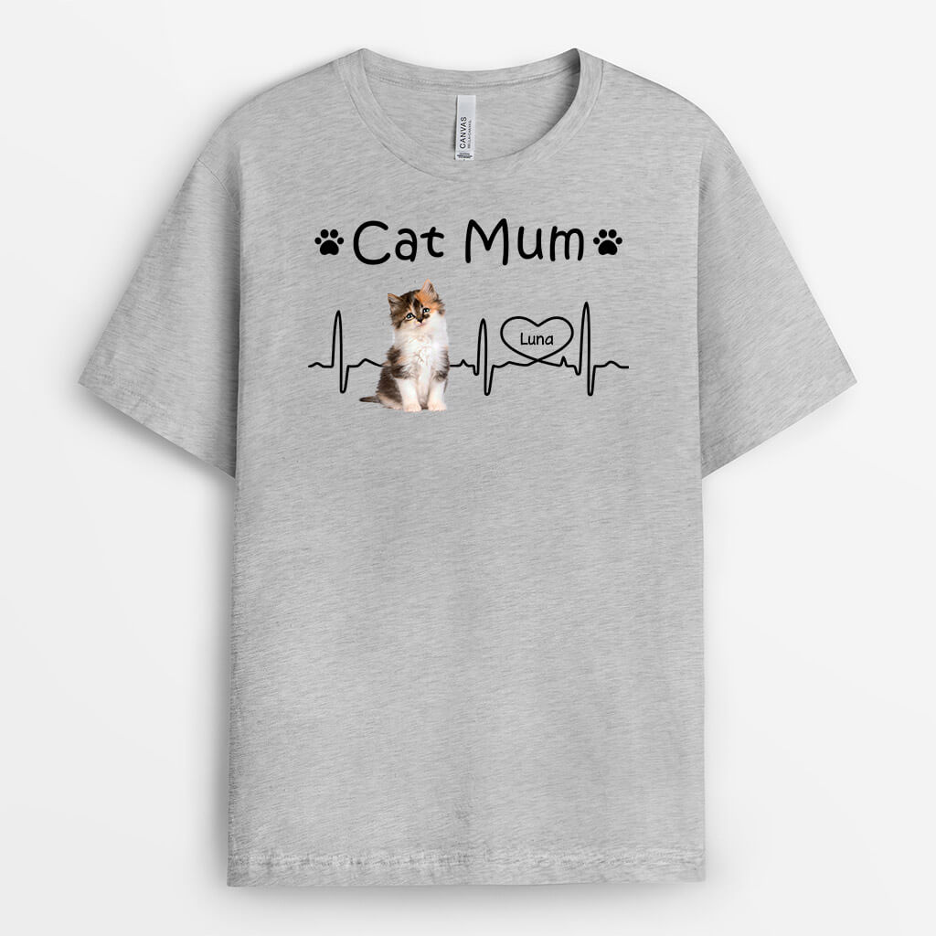 3327AUK2 personalised cute dog dad t shirt  personalised gift for him