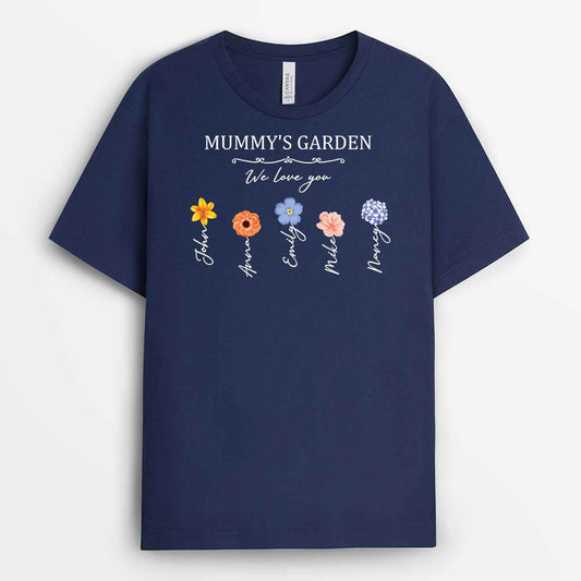 3340AUK2 grandmas garden t shirt  personalised gifts for grandma