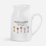 3340OUK1 personalised grannys garden vase with grandkids names for grandmamum 3340o8l7a