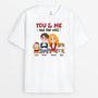 3378AUK1 you me and the cats  personalised christmas t shirt for cat lovers