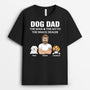 3388AUK1 dog dad the man the myth t shirt  personalised gifts for dog dad