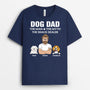 3388AUK2 dog dad the man the myth t shirt  personalised gifts for dog dad