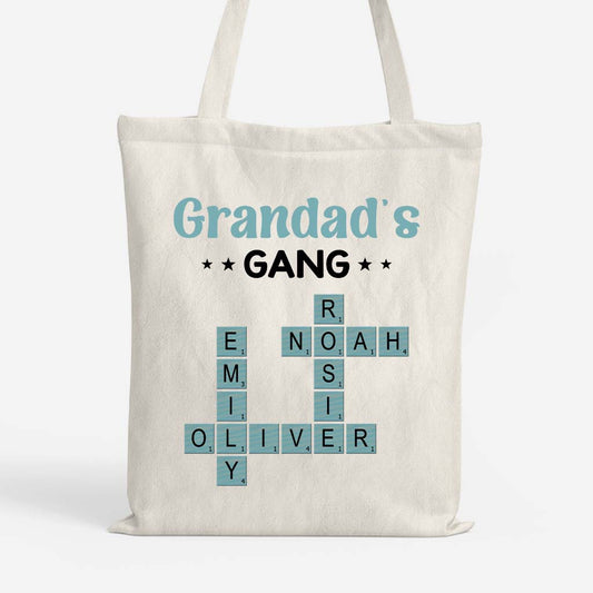 3402BUK1 personalised crossword puzzle art tote bag for mumdad 3402b8q5a_13ede356 d27d 467c 9aed 4f79ba28a1bb