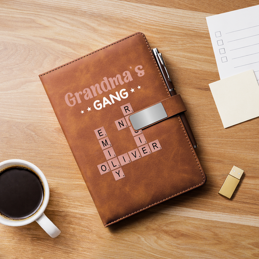 3402MUK2 personalised uv printed leather crossword notebook and pen set for grandadgranny 3402mo8f5b_0770ebba 779d 4055 b1f5 9bd12cffe15f