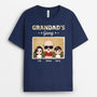 3409AUK1 retro grandads gang t shirt  personalised gifts for grandad