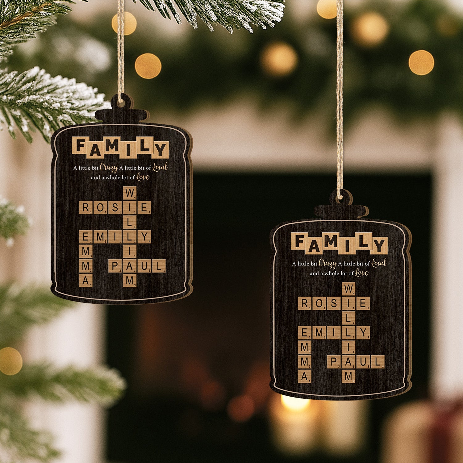 3446QUS2 personalized wooden signs crossword gifts for family 3446QKT5I