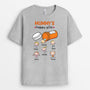 3453AUK2 grandads happy pills t shirt  personalised gifts for grandad
