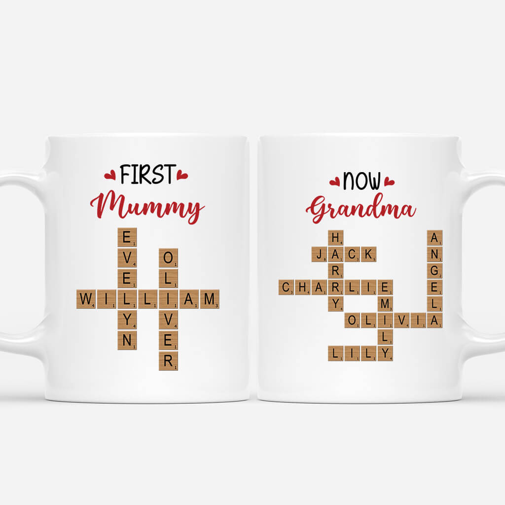 Personalised First Mummy Now Grandma Mug