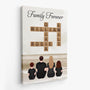 3465CUK2 family forever canvas  personalised gifts for family