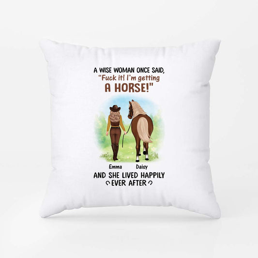 3480PUS1 personalized pillow for horse lovers fuck it im getting a horse 3480P5Q7U