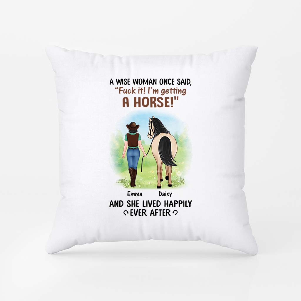 3480PUS2 personalized pillow for horse lovers fuck it im getting a horse 3480P5Q7U