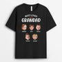 3496AUK1 most loved grandad t shirt  personalised gifts for grandad