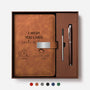 3535MUS1 custom engraved leather notebook set i wish you lived next door gifts for friends 3535mo6q5f