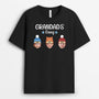 3545AUK1 grandads dads gang childrens face t shirt  personalised presents for grandad dad