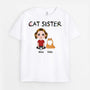 3580AUK1 cat sister  personalised kids t shirt