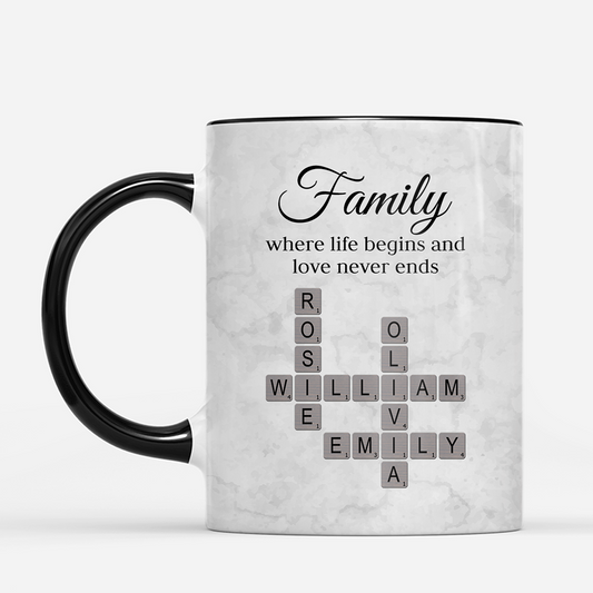 3591MUK1 personalised family where life begins and love never ends_ crossword mug 3591m8f5i