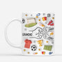 3608MUK2 grandad daddy soccer 3d mug  personalised presents for dad grandad