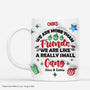 3645MUK1 we are more than friends christmas 3d inflated effect mug  personalised presents for friends