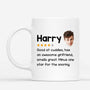 3655MUK1 funny review star rating mug for couple  personalised couple gifts