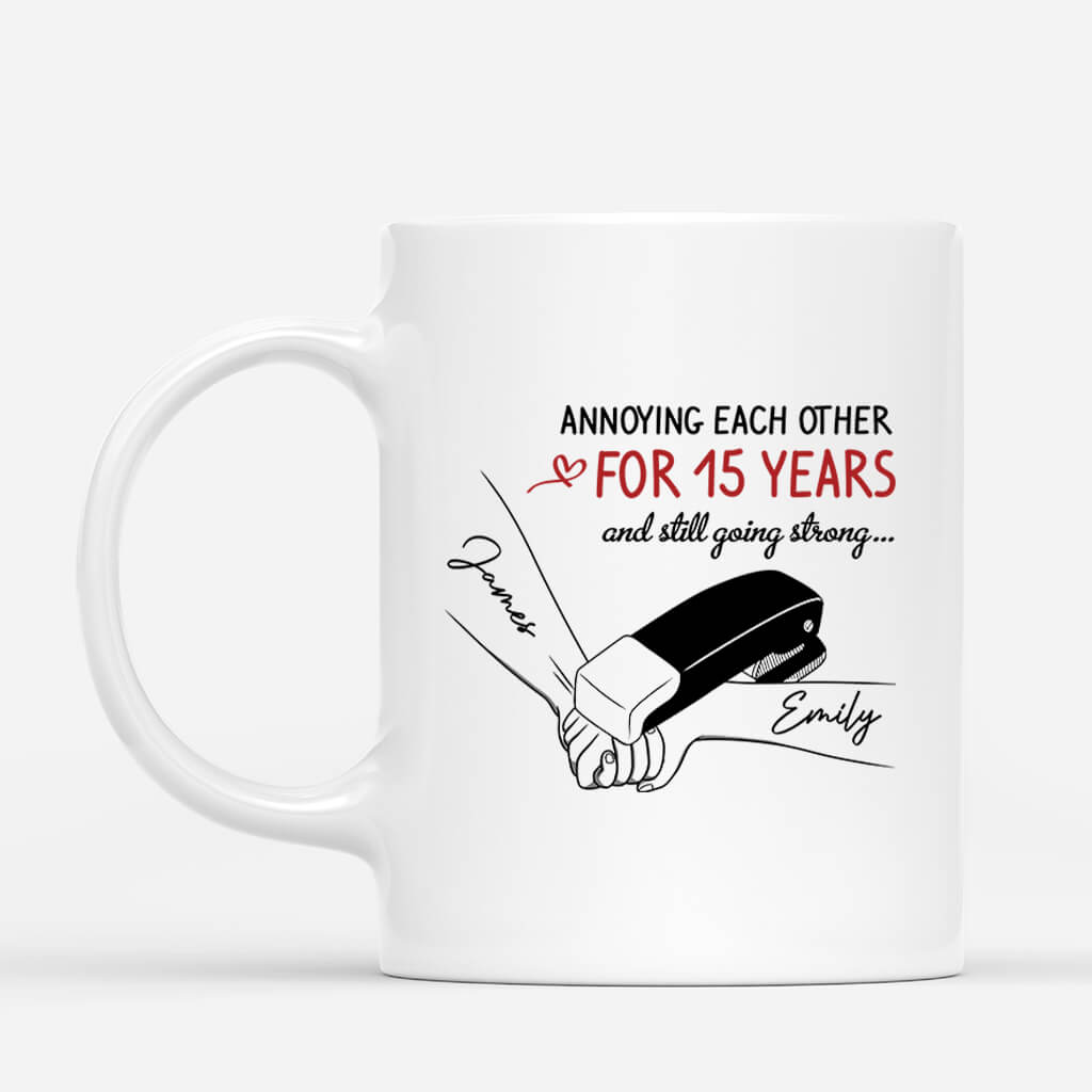 3656MUK1 annoying each other for many years and still going strong  funny personalised mug for couple