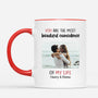 3662MUK2 you are the most beautiful coincidence of my life  personalised photo mug for couple