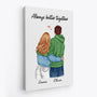 3683CUK2 always better together canvas  personalised couple gifts