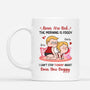 3703MUK1 roses are red the morning is foggy i cant stop thinkin about doin you doggy  personalised couple mug