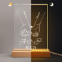 3705LUK2 personalised wedding anniversary led night light for couples 3705lsf0g