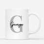 3732MUK3 initial name matching mug for couple  personalised couple gifts