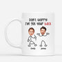 3734MUK3 dont worry ive got your back  funny custom couple mug