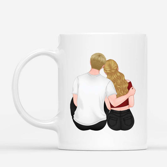 3742MUK2 my favorite place in this world is next to you  custom mug for couple