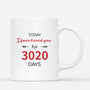 3743MUK3 today i have loved you for many days  personalised mug for couple