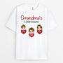 3756AUK1 mummy grandmas little hearts  personalised t shirt for grandma mum 3756ATE8A