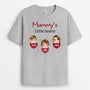 3756AUK2 daddy grandads little hearts  personalised t shirt for grandad dad 3756ATE8B